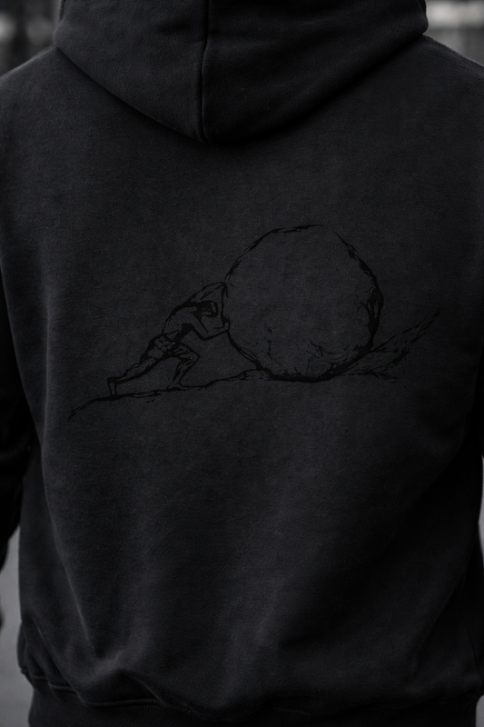 Sisyphus Minimal Oversize Fleeced Hoodie