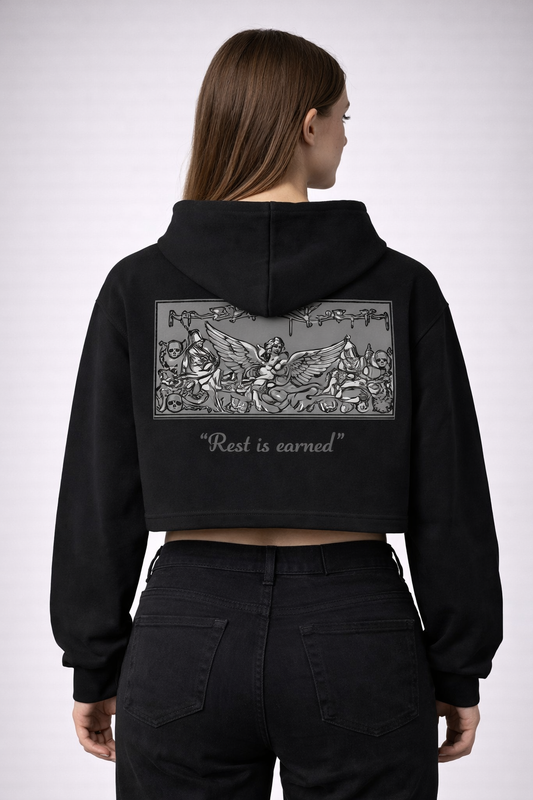 Elysium Cropped Hoodie
