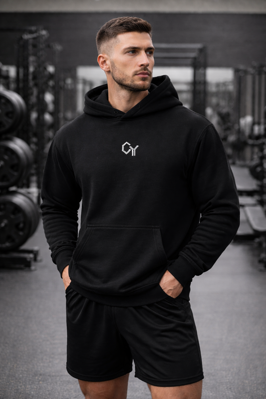 Gymlet Iconic Minimal Oversize Fleeced Hoodie