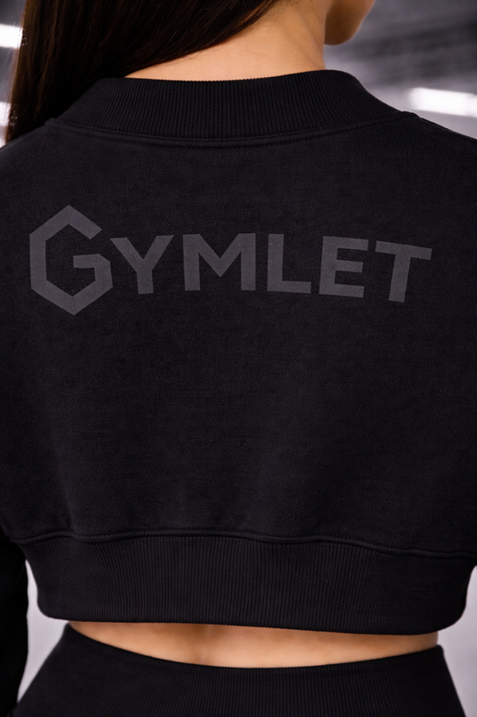 Gymlet Iconic Washed Cropped Sweatshirt