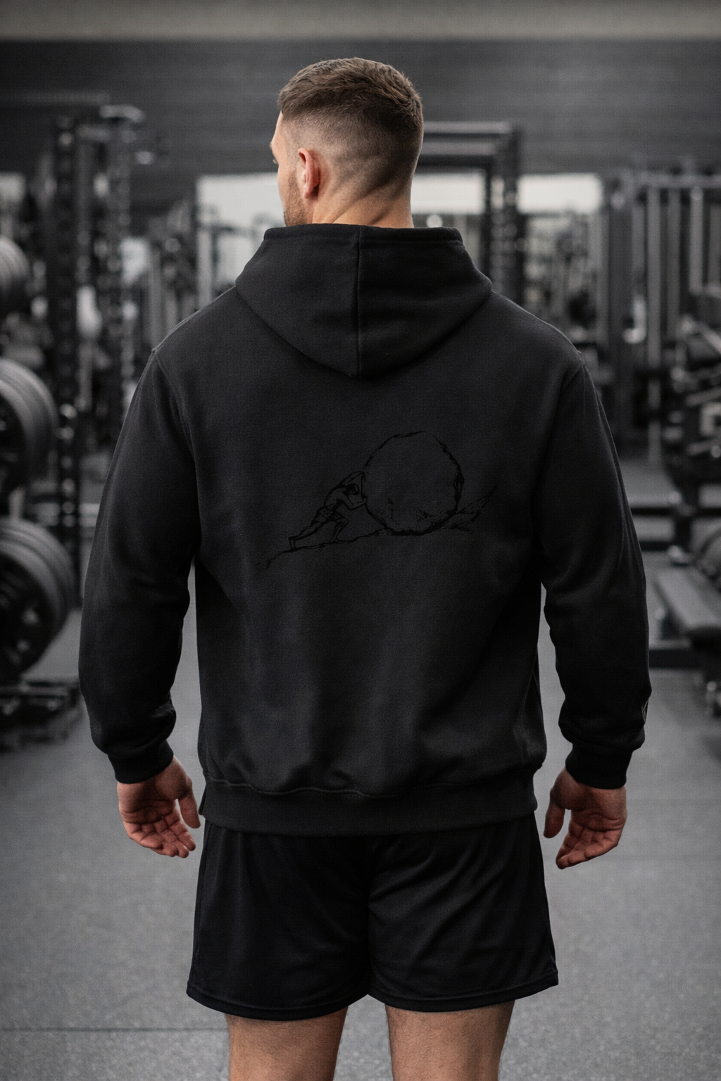 Sisyphus Minimal Oversize Fleeced Hoodie